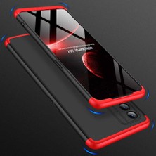 Fibaks Xiaomi Redmi Note 9s Kılıf + Ekran Koruyucu 360 Derece Tam Koruma 3 Parçalı Sert Ince Mika Ays Gkk Kapak