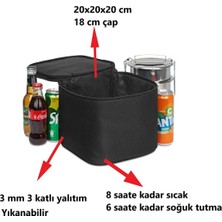 Sebura Yalıtımlı Yemek Taşıma Çantası Soğuk Sıcak Tutucu Termoslu Sefer Tası Öğle Yemeği Yemek Kutusu Yalıtımlı Piknik Çantası Saklama Kabı Termos Çanta