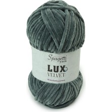 Spagetti Yarn Lux Velvet Füme Kadife El Örgü Ipliği
