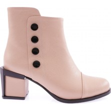 DGN 725-22K Kadin Aksesuar Detayli Topuklu Bot