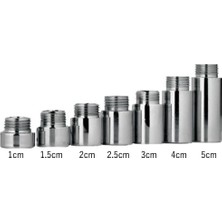 Şakir Hırdavat Çeşme Uzatması Krom Kaplı Pirinç Musluk Uzatma Aparatı