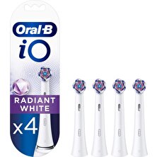 Oral-B iO Radiant White Beyaz Diş Fırçası Yedek Başlığı 4 Adet