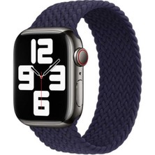 ZORE Apple Watch 44MM Krd-32 Small Hasır Örgü Dizayn Kordon