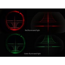 Leidory Nikula 3-9X50AOEG Çıft Işıklı Retikül Optik Görüş Kapsamlı Zoomlu Tüfek Dürbün