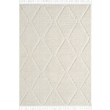 Empera Bilbao - Bright White Modern İskandinav Krem Halı