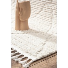 Empera Bilbao - Bright White Modern İskandinav Krem Halı