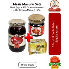 Mesir Macunu Seti Mesir Çayı 450 gr Mesir Macunu ve 43 gr Ginseng Macun 3'lü Set