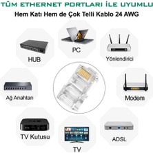 S-link SL-COB8P RJ-45 100 Lü Paket Jack