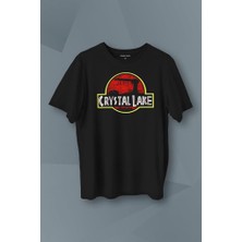Kendim Seçtim Crystal Lake Korku Filmi Jason Movie Film Halloween Baskılı Tişört T-Shirt