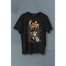 Kendim Seçtim Korn Metal Rock Müzik Baskılı Tişört T-Shirt