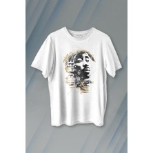 Kendim Seçtim 2pac Hip Hip Rap Amerika West Coast Baskılı Tişört T-Shirt