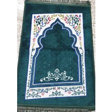 Berat Seccade Lüks Peluş Baskılı Seccade - Kaymaz Taban Özellikli - 3 Adet