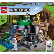 LEGO Minecraft® İskelet Zindanı 21189 - 8 Yaş ve Üzeri Çocuklar için Çağırıcı ve Mağara Kâşifi İçeren Oyuncak Yapım Seti (364 Parça)