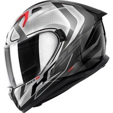 Gıvı 50.8 Racer Mat Siyah-Tıtanıum-Gri Kask