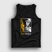 Presmono Unisex Siyah Eren Yeager Anime Attack On Titan Atlet