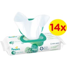 Pampers Aqua Pure Islak Havlu tekli 14X48li