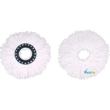 Viscomop Döner Başlıklı Mikrofiber Mop Yedeği 2'li Set