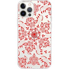 Printify Apple iPhone 12 Pro Max Uyumlu Kapak Nostalji Desen Tasarımlı Şeffaf Silikon Kılıf