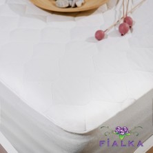 Fialka Alez Kapitoneli Fitted Lastikli 100X200 Tek Kişilik