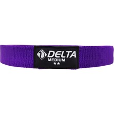 Delta Orta Sert Squat Bant Pilates Fitness Kalça Egzersizi Direnç Bandı Lastiği (Uç Kısmı Kapalı)