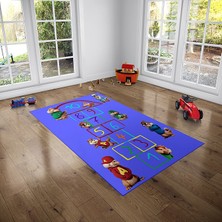 Nesa Decor Alvin ve Sincaplar Seksek Halı & Oyun Halısı