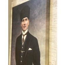 Express Atatürk Canvas (Kanvas) Tablo (40X50), (50X70), (75X100)  Ölçülü