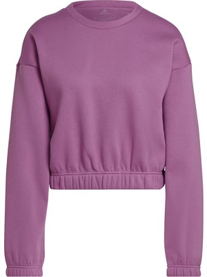 Adidas W Sl Lo Swt Kadın Antrenman Sweatshirts HH8520 Pembe