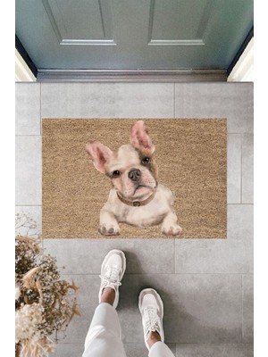 Dormot Home Modern Baskı - Bagser Dog - Karşılama Kapı Önü Paspası