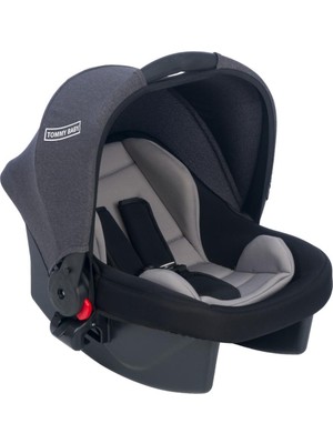 TommyBaby Bebek Taşıma Puseti 0-36 kg 3 Noktalı Emniyet Kemerli Zararsız Boya ve Cila Kaplama