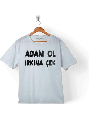 Kendim Seçtim Adam Ol Irkına Çek Göktürkçe Türk Bozkurt Çocuk Tişört