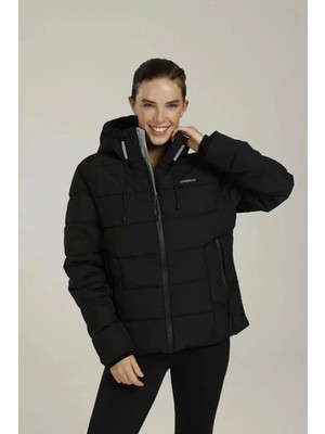 Lumberjack SN31 Apreski Coat Bayan Mont - Siyah