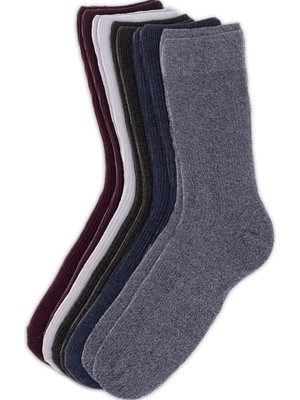 Moduna Göre Moda Çok Renki Erkek Uzun Çorap 5'li Paket