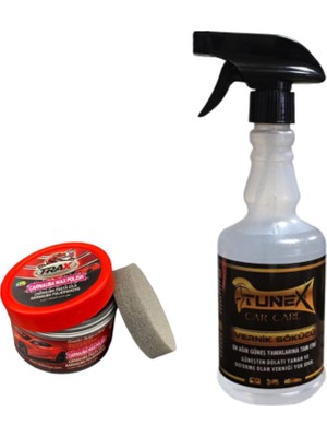 Sebura 2'li Paket/ Oto Araç Güneş Yanık Giderici Vernik Sökücü Araba Güneş Yanığı Giderici (500ML) ve Süper Parlaklık Üstün Koruma Pasta Cila Çizik Giderici Carnauba (250ML)