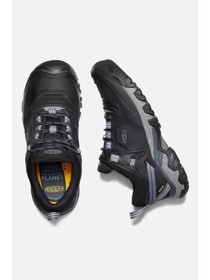 Keen Rıdge Flex Wp M-Black/magnet - Su Geçirmez Erkek Yürüyüş Ayakkabısı - Siyah