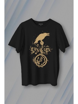 Kendim Seçtim The Cure Crown Music Rock Baskılı Tişört T-Shirt
