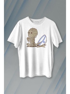 Kendim Seçtim Noodle Mummy Mumya Totem Komik Baskılı Tişört T-Shirt