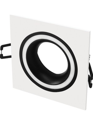 Cata GU10 Duy Girişli Beyaz Kare Sıva Altı Dekoratif Kaide (Ct - 5030)