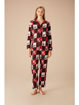 Suwen Bunny Maskülen Pijama Takımı