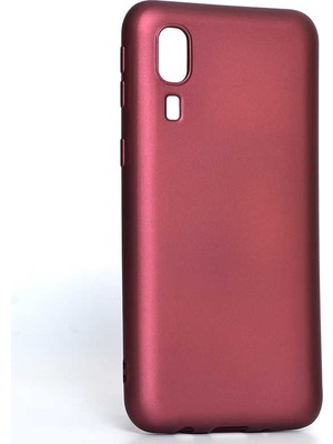 noktaks - Samsung Galaxy A2 Core - Kılıf Mat Soft Premier Silikon Kapak - Mürdüm - T8272