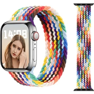 Cool Cold Apple Watch 38/40/41 mm Seri  10-42mm   2 3 4 5 6 Se 7 8 9 Uyumlu Esnek Örgü  Kordon
