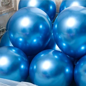 Çıtı Pıtı Store 10 Adet Mavi Metalik Balon