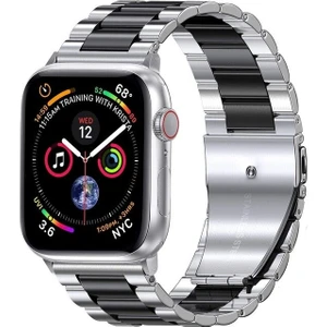 Apple Watch Lüks Metal 38/40/41 mm Paslanmaz Çelik Ayarlanabilir Kordon