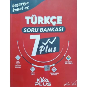 Koray Varol Akademi Plus 7.Sınıf Türkçe Soru Bankası Kırmızı Seri 7.Sınıf