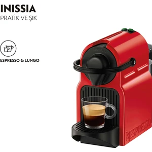 İnissia C40  Red Kahve Makinesi,Kırmızı