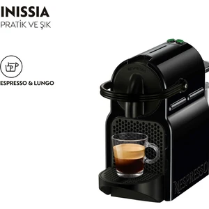 İnissia D40 Kahve Makinesi,Black