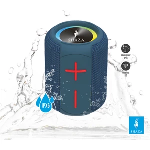 Taşınabilir Bluetooth Hoparlör Ipx6 Suya Dayanıklı - 8W Ses Çıkışı Mavi Renkli