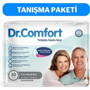 Dr. Comfort Yetişkin Bel Bağlamalı Hasta Bezi Xl 30'Lu