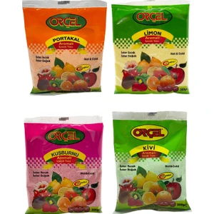Toz İçecek Seti Oralet Çay Sıcak Soğuk Karışık Paket 4x300 gr