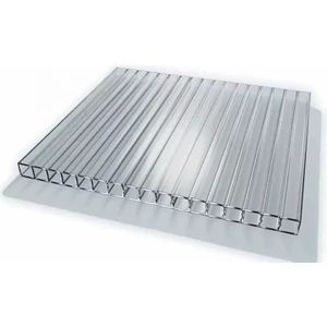 6 mm Şeffaf Oluklu Polikarbon