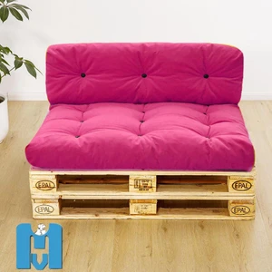 Mavi Vitrin Iç Mekan Soft Balkon Teras Bahçe Yer Palet Minderi